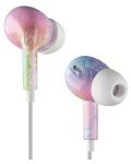 Ακουστικά με μικρόφωνο Cellularline - Music Sound Rainbow, πολύχρωμα - 2t